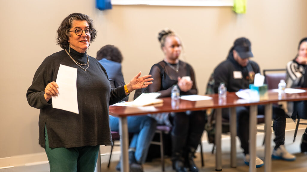 Community members collaborating